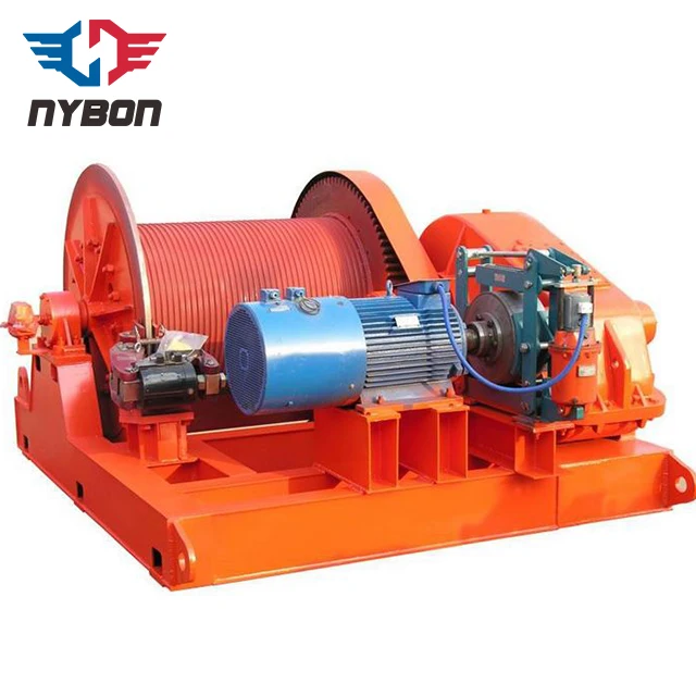 Ce Iso Certified High Speed Electric Wire Rope Winch With Remote Control