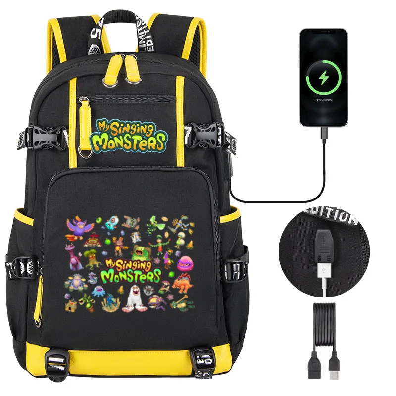 Imagem -04 - Mochila Escolar de Grande Capacidade para Crianças Bolsa Escolar para Menino Bagpack para Laptop Usb para Homens e Mulheres