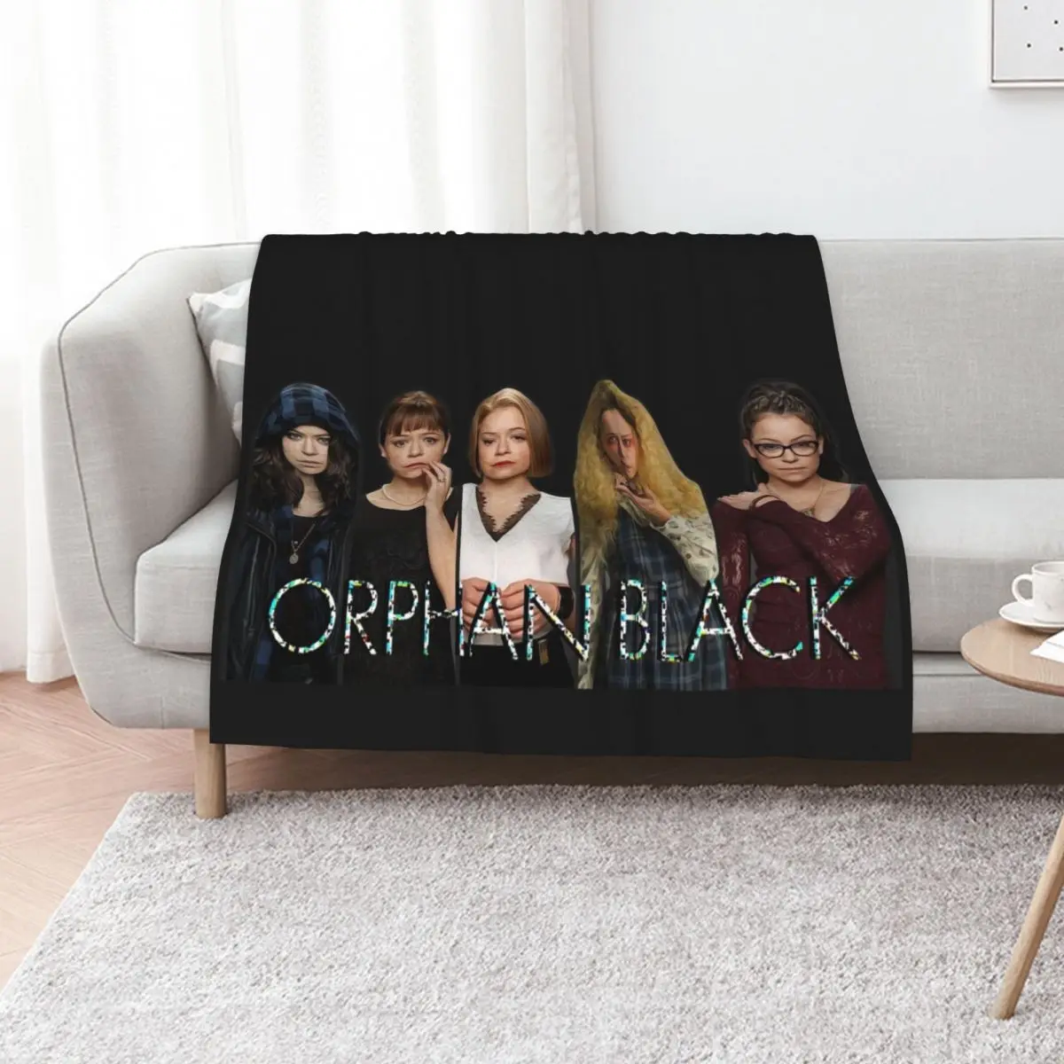 

Orphan Black Glitch Throw Blanket Luxury St Loose for winter christmas decoration Blankets