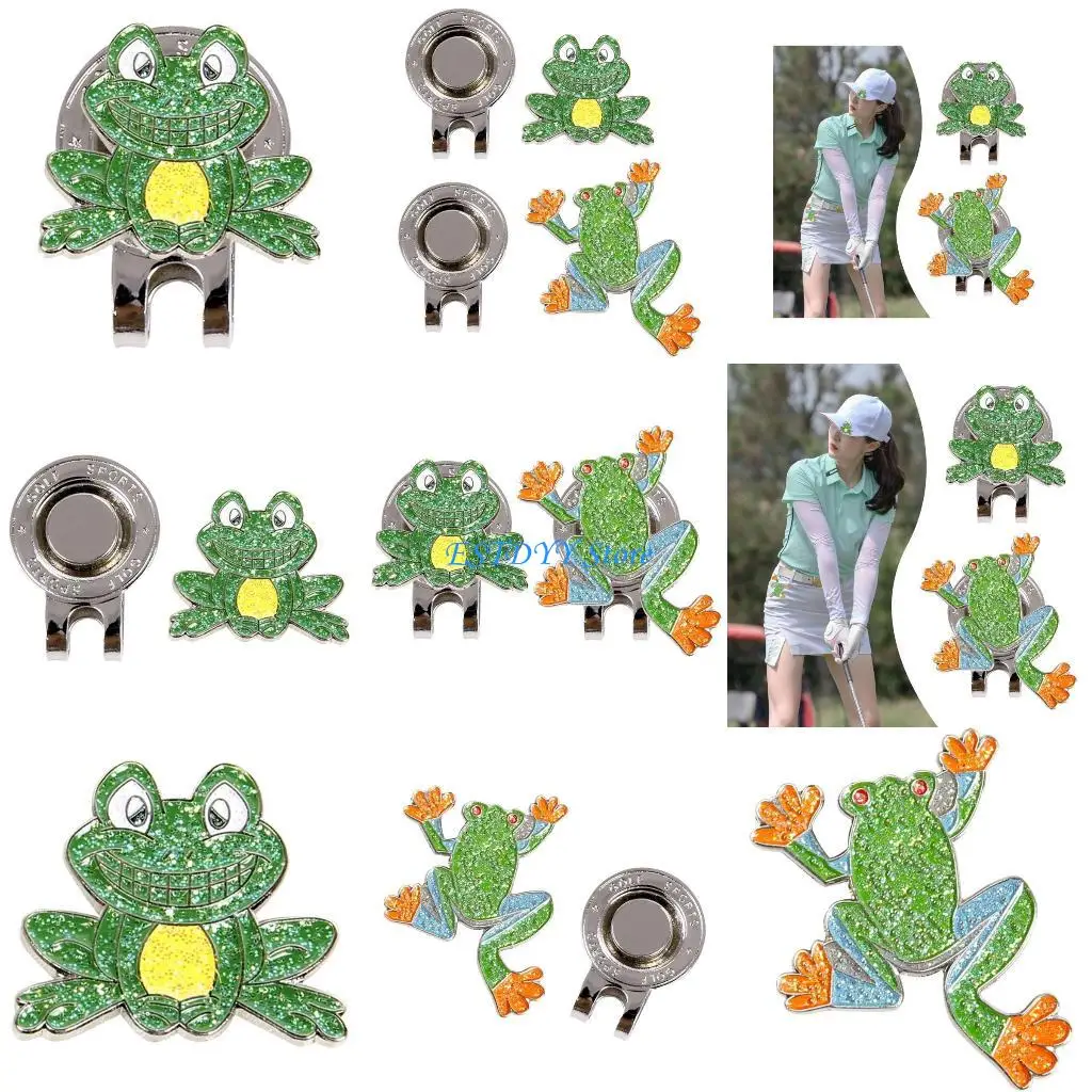 

G6DE Golf Balls Markers with Hat Clip Funny Great Golf Gifts Golf Accessories Men Women Funny Gift for Golf Lovers