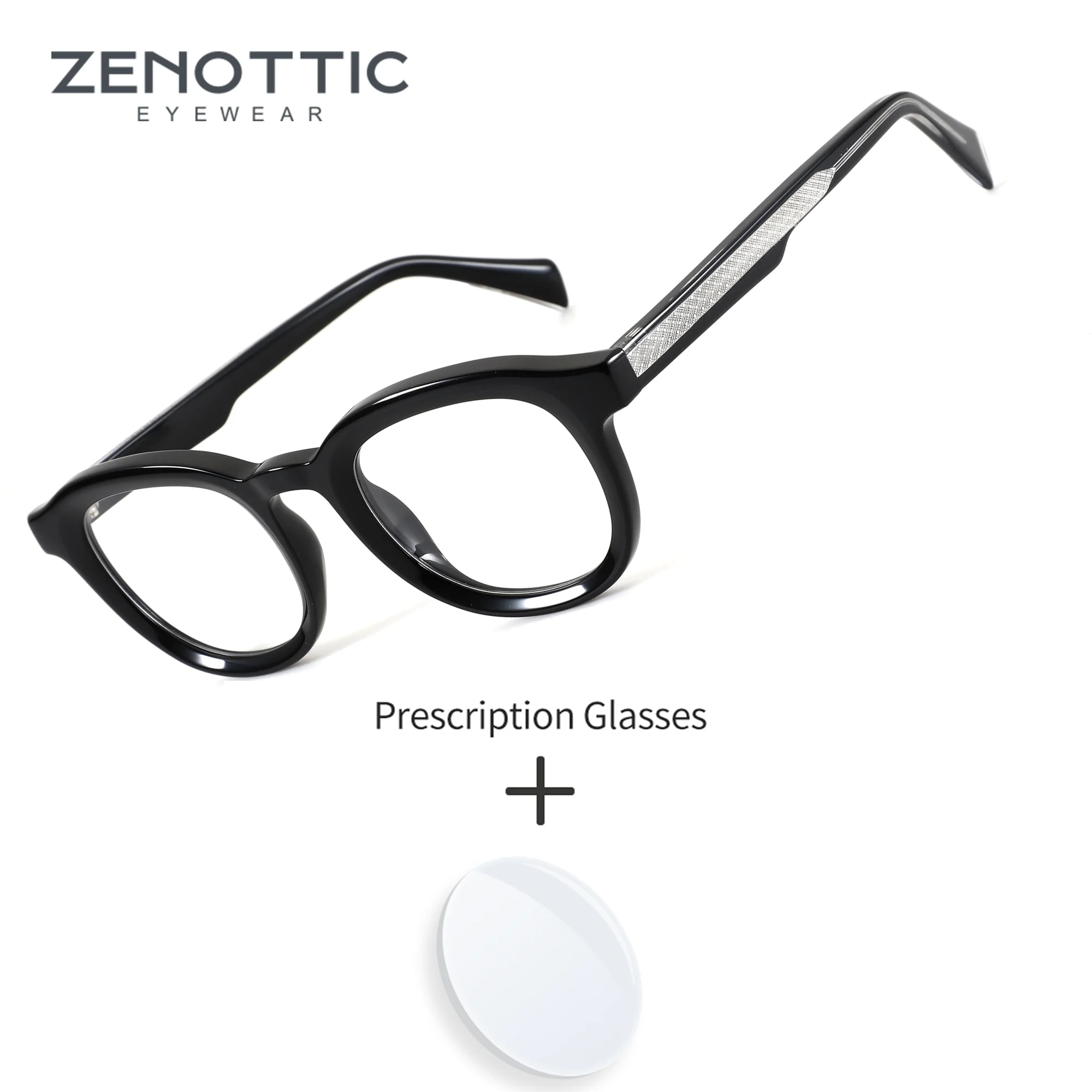 zenottic-s-サイズラウンドアセテートユニセックス近視処方光学メガネ抗ブルーレイレトロ多焦点眼鏡
