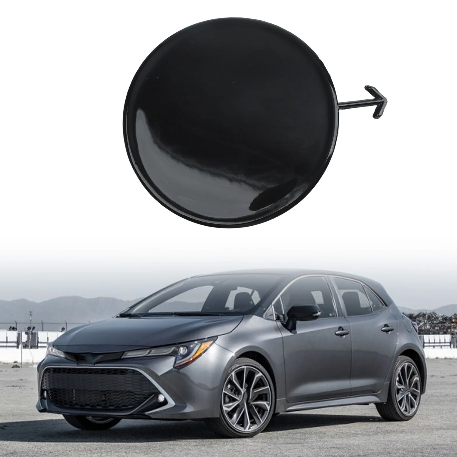 ABS Tow Hook Protector Tow Hook Cap For Corolla Precision Molded for Fit Factory Style Appearance High-strength ABS Material