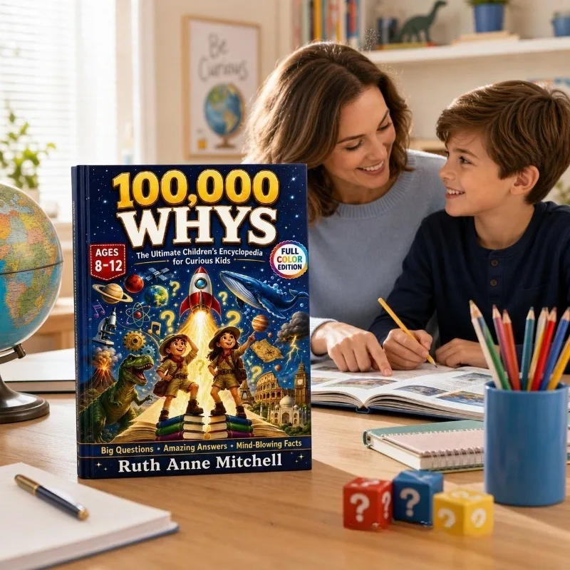 Kids Learning Book – STEM & Language Learning, Fun Facts, Space, Dinosaurs, Animals, Gift for Ages 6–12