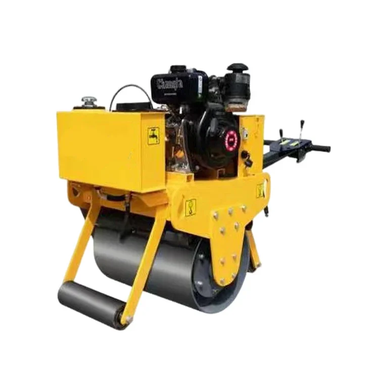 350kg Single Drum Compactor Road Roller Luxiang Road Roller diesel walking-behind roller