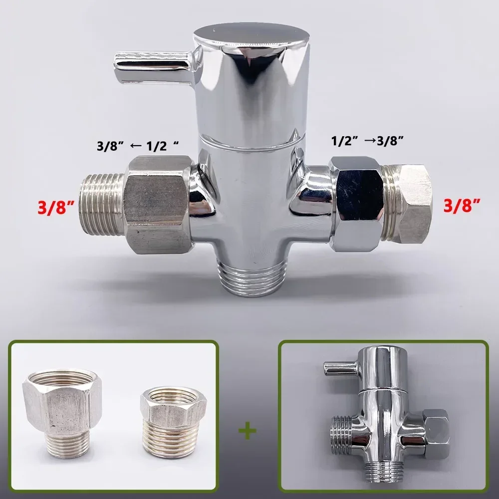 1/2 pipe Reducer Adapter Water Hose G 1/2 Female to G 3/8 Male Reducer Adapter ,1/2\
