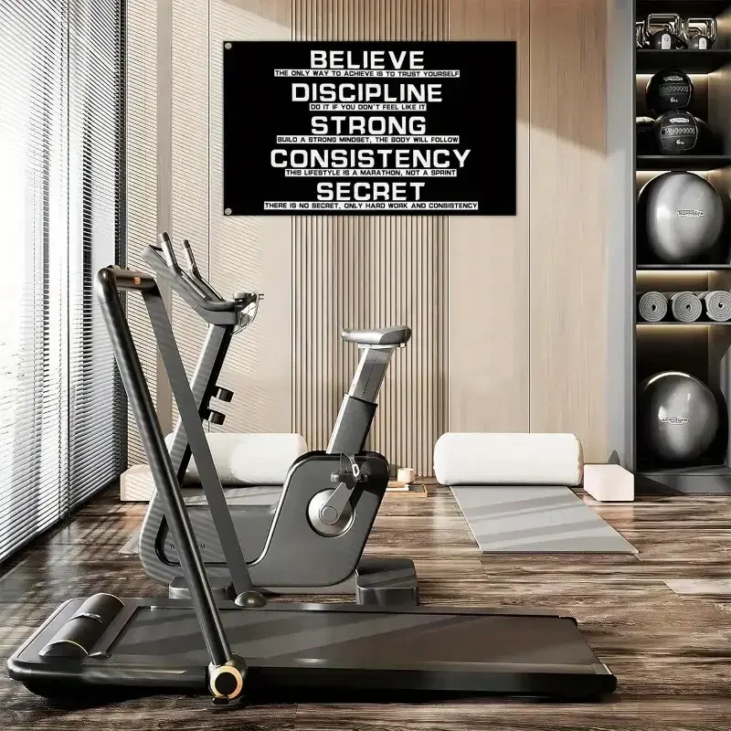 Motivational Gym Banner Flag 