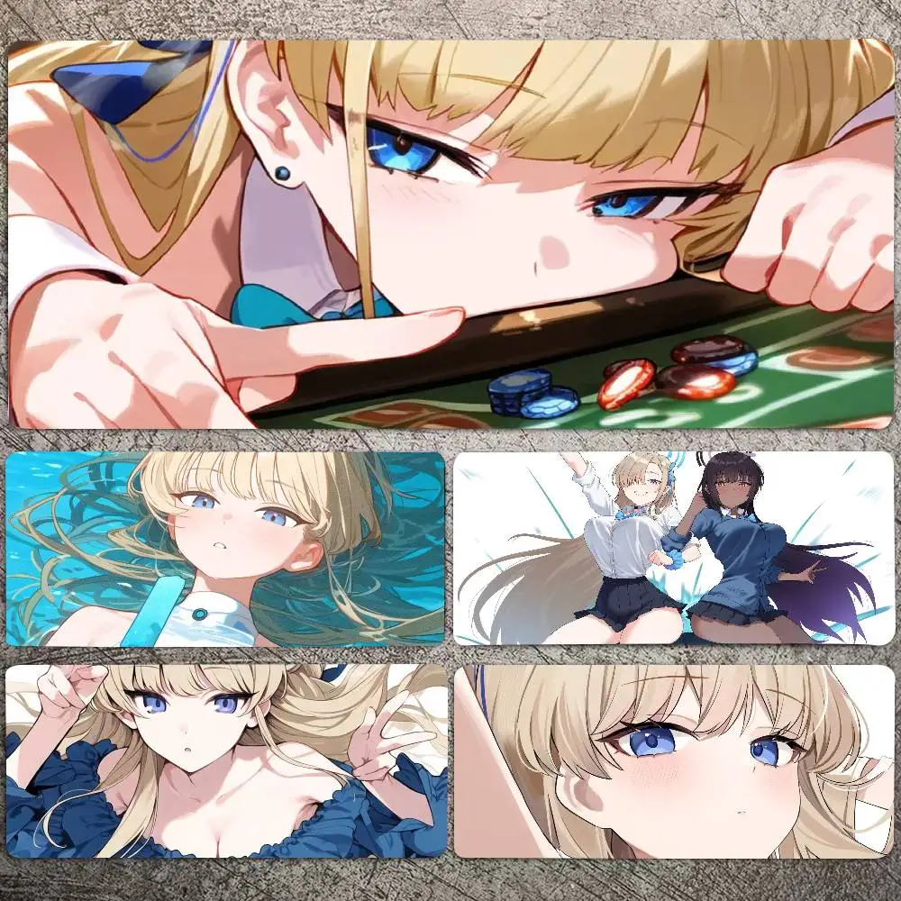 Asuma Toki Game Mousepad Non-slip Suitable For Office Computers Laptops E-sports Game Desk Mats XXL Keyboard