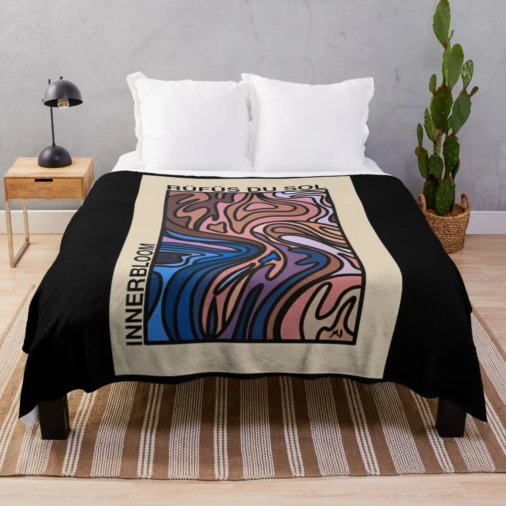 

Rufus - Album Innerbloom Poster . classique Throw Blanket for winter Hairys Flannel sofa bed Blankets