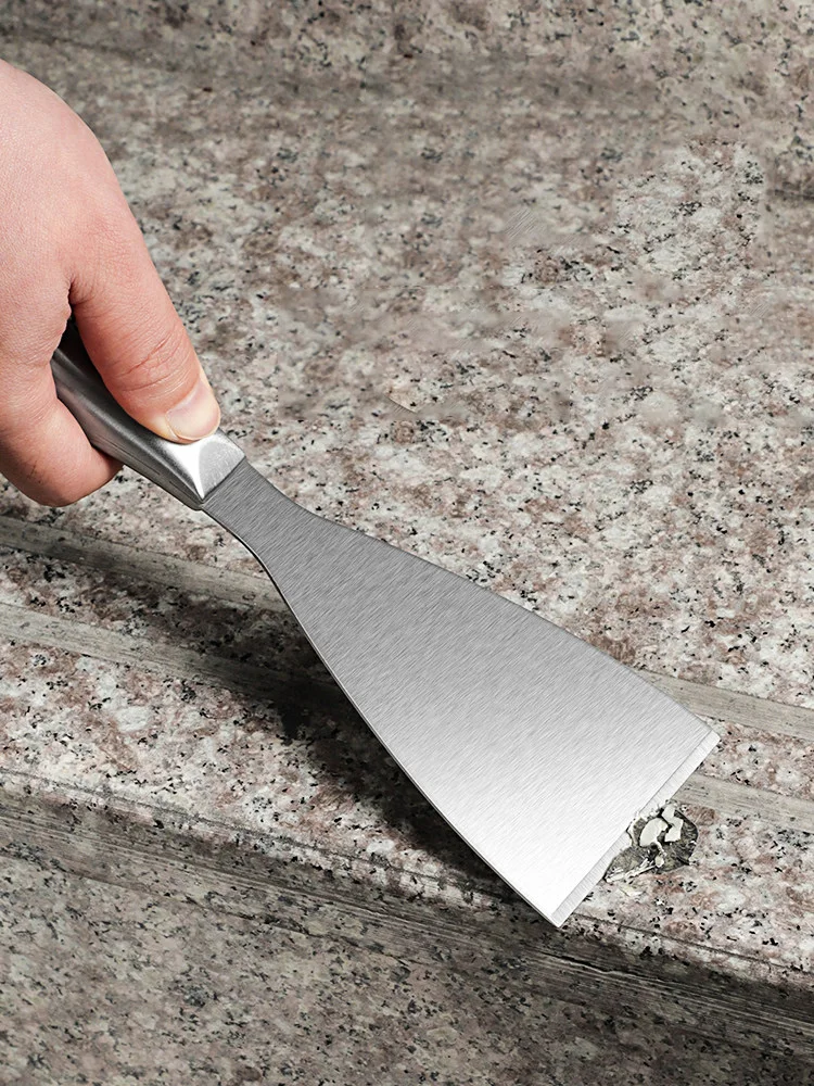 Stainless Steel Putty Knife Scraper Tool Set For Drywall Finishing Paint Removal Plaster Wall Repair Construction Tool