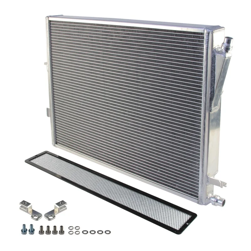 

Aluminum High-Performance Cooler For B58 Engine Toyota Supra A90/A91 2019+ BMW G-Series 2018+ Silver/Black