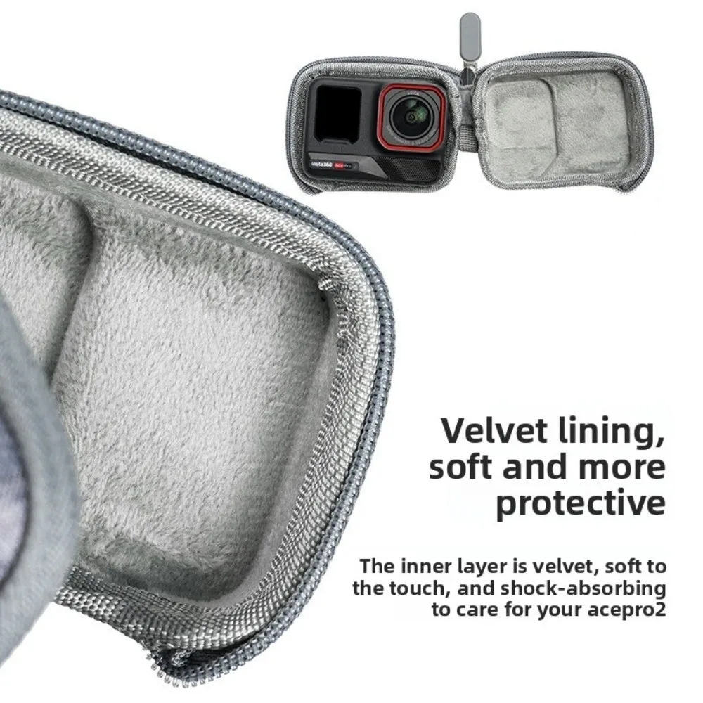 EVA Sport Camera Bag Mini Size Waterproof Sport Camera Protector Durable Lightweight Storage Bags for insta360 Ace/Pro/Pro 2