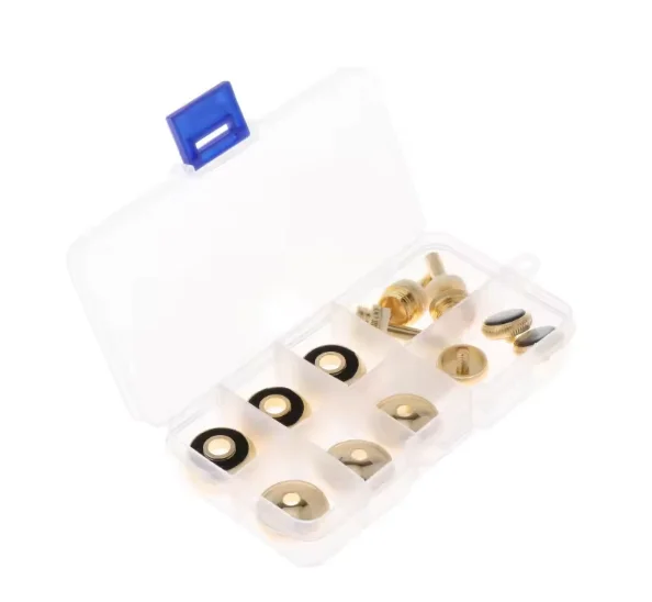 Shangxin B small gold-plated link rod button buckle upper cover, lower cover felt, complete set of accessories