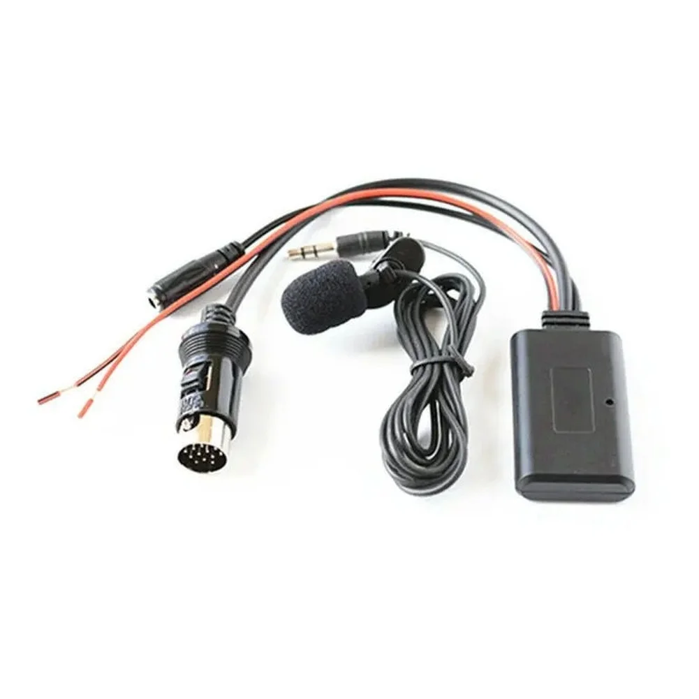 Черный беспроводной адаптер для Kenwood RC553 C2AX iP500 C1AX, 13-контактный CD-плеер с AUX-входом и функцией микрофона.