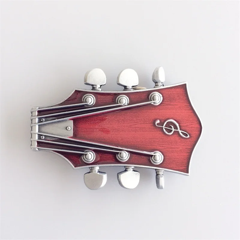 

Vintage Style Red Enamel Guitar Music Belt Buckle Gurtelschnalle Boucle de ceinture also Stock in the US BUCKLE-MU044RD