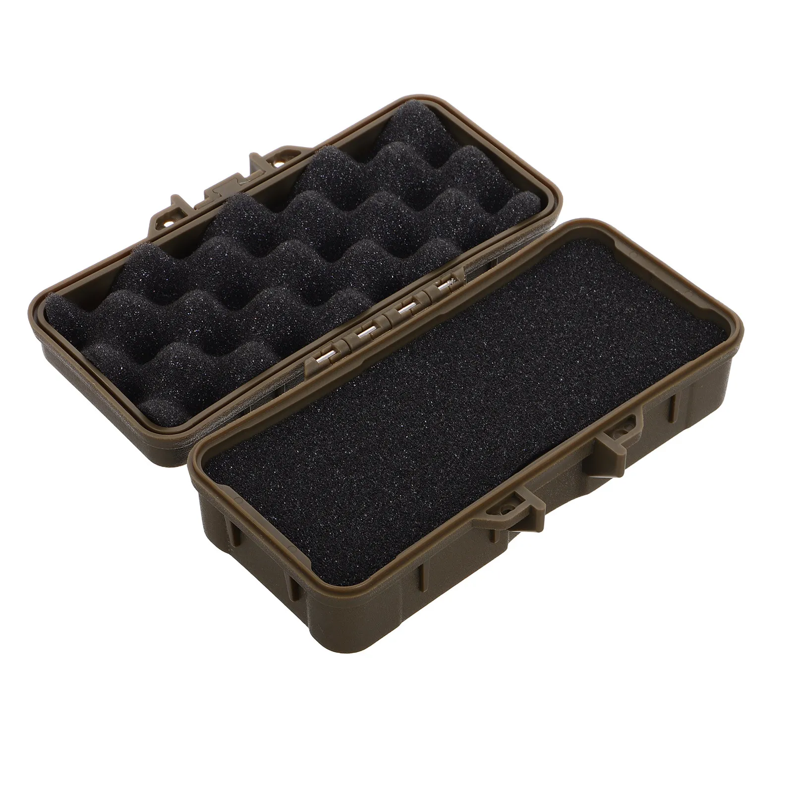 

Tactical Equipment Storage Box Matte Finish Shockproof Plastic Portable Camping Tool Organizer Outdoor Emergency