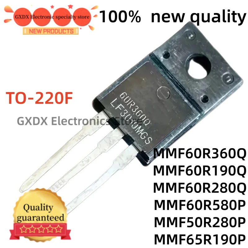 10-20Uds 100% nuevo MMF65R190P MMF60R360Q MMF60R190Q  MMF60R280Q MMF60R580P MMF50R280P TO-220F Fast Shipping Quality Guarantee
