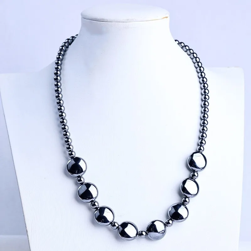 

Instant Melting Polycrystalline Silicon Terahertz Small Round Necklace Design Fashion Versatile