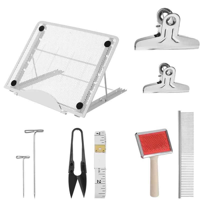 

Macrame Supplies Include Macrame Board Metal Adjustable Holder With Brush Scissor Ruler For Braiding Bracelet Creating