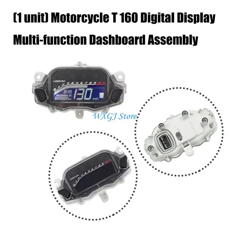 

37JE Speedometer Odometer for 160 2015-2022 Speed Gauge Motorbike Accessory