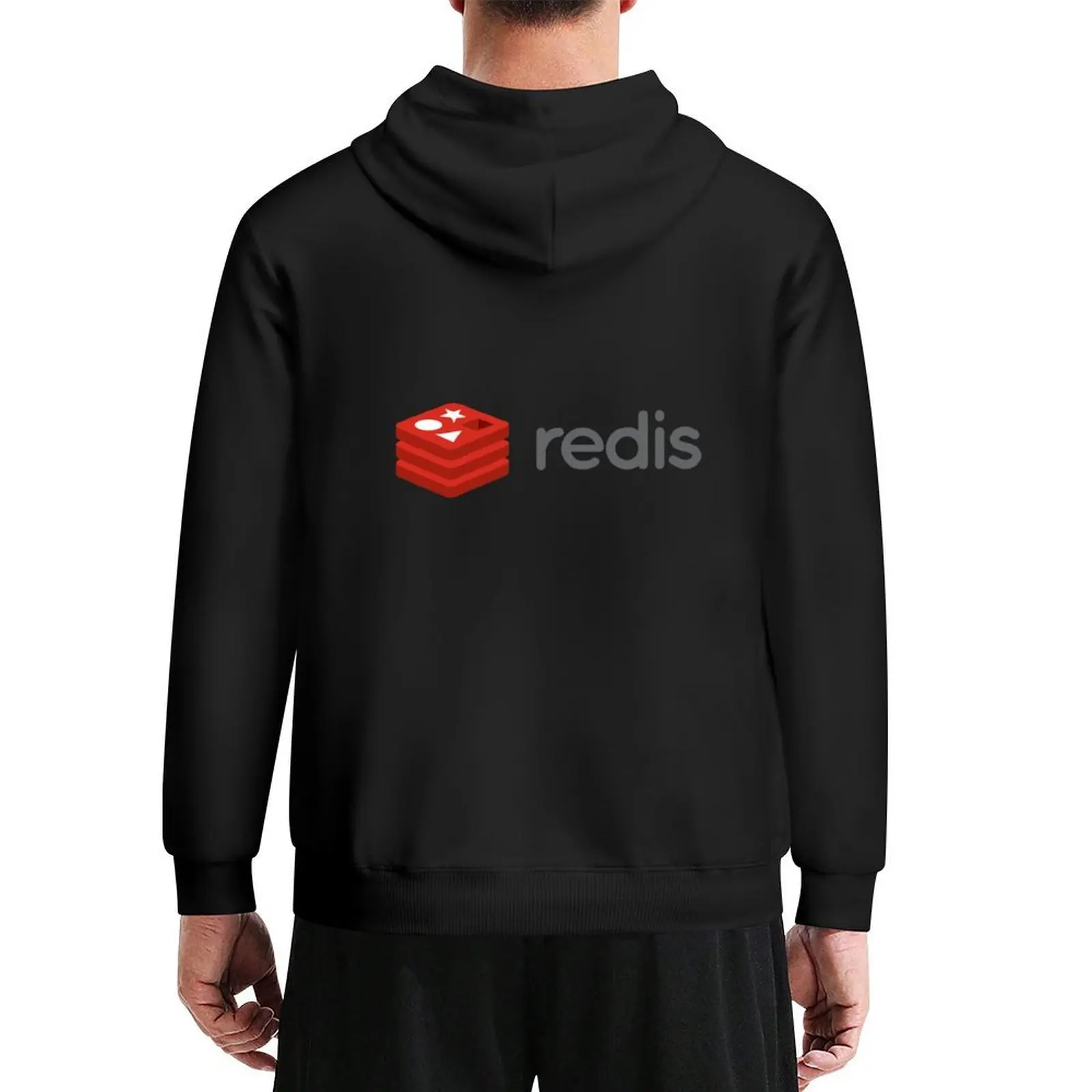 redis database Hoodie hooded shirt korean style clothes men's sweat-shirt set mens clothing new in hoodies
