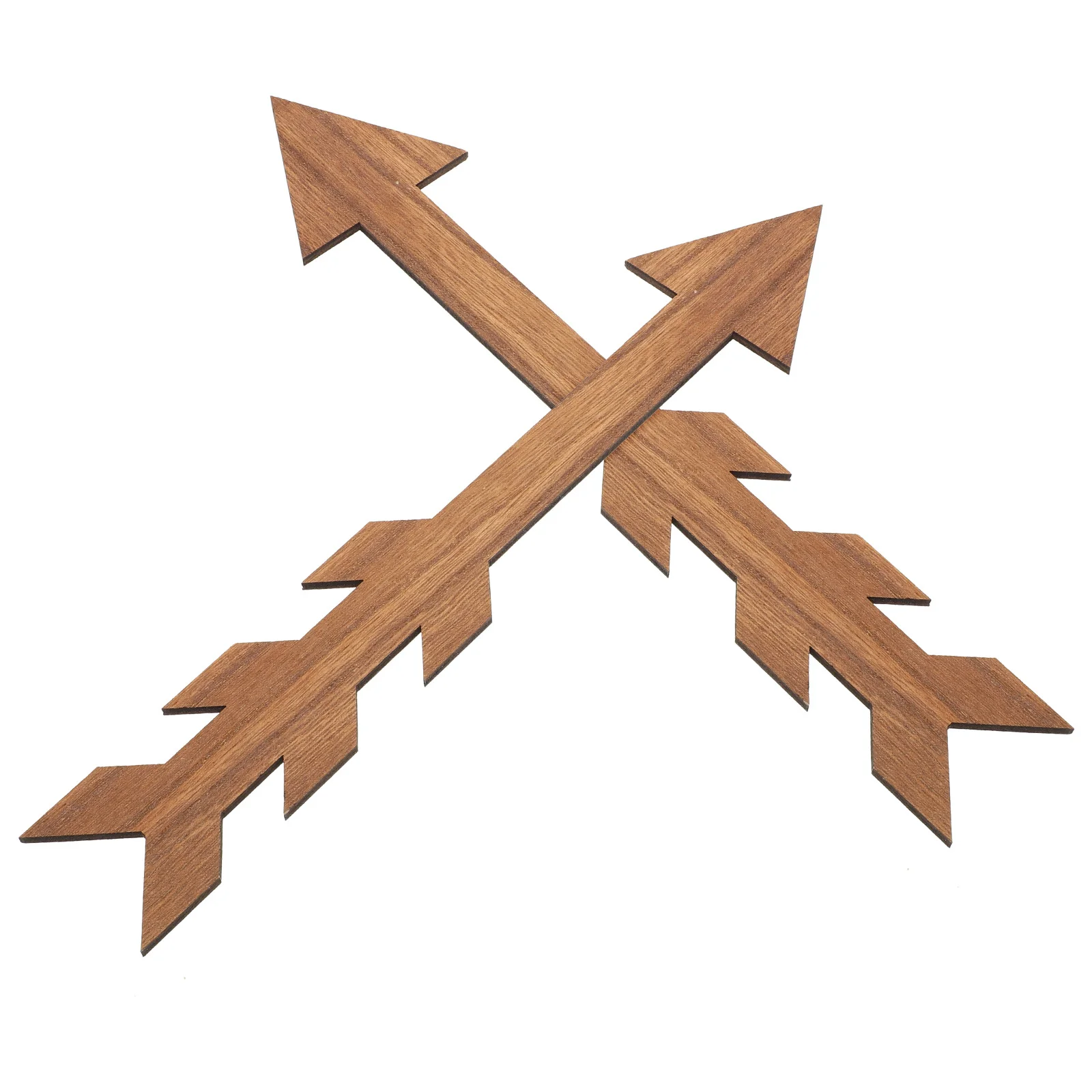 

2Pcs Wood Arrow Wall Decor for Mailbox Vintage Hanging Ornament Garden Plaque Rustic Road Sign Entryway Yard Decorative Art