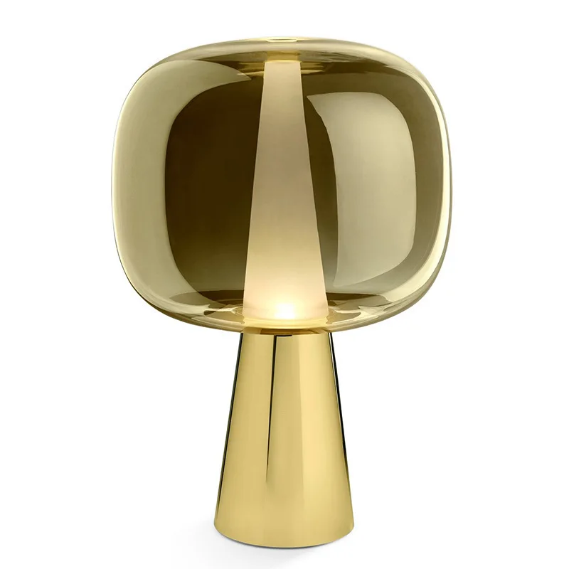 

Fashion light luxury model room designer living room bedroom lighting creative post-modern glass model room desk lamp
