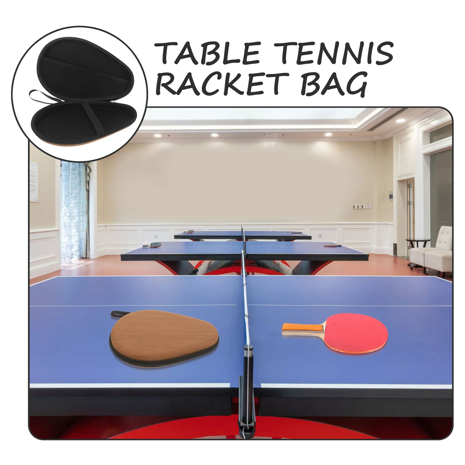 

Storage Bags Table Tennis Racket Case Damping Cover Paddle Cases Sport Equipment