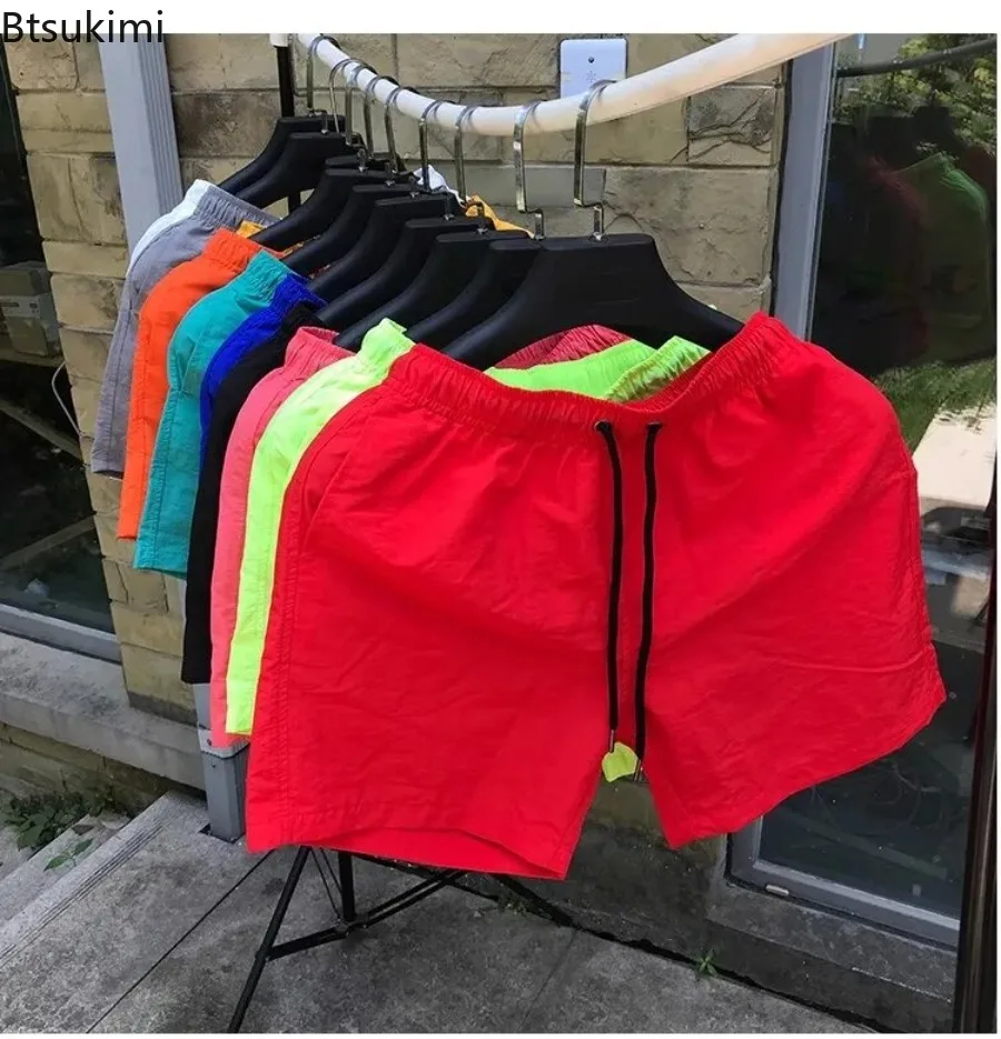 Plus Size 6XL 7XL Summer Casual Shorts for Men Drawstring Elastic Waist Loose Gym Shorts Quick Dry Sweatpants Male Beach Shorts