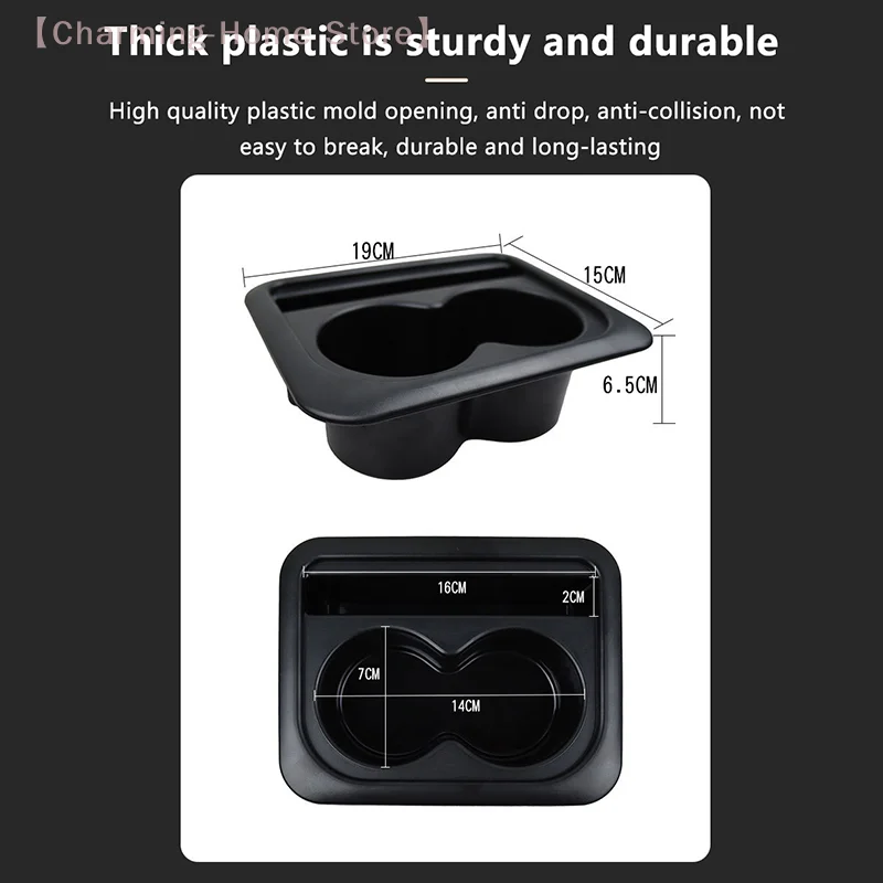 حامل كأس السيارة وحدة التحكم المركزية مسند الذراع وسادة حامل كوب الماء العالمي مع حامل تخزين الهاتف الخليوي اكسسوارات السيارات الداخلية #6