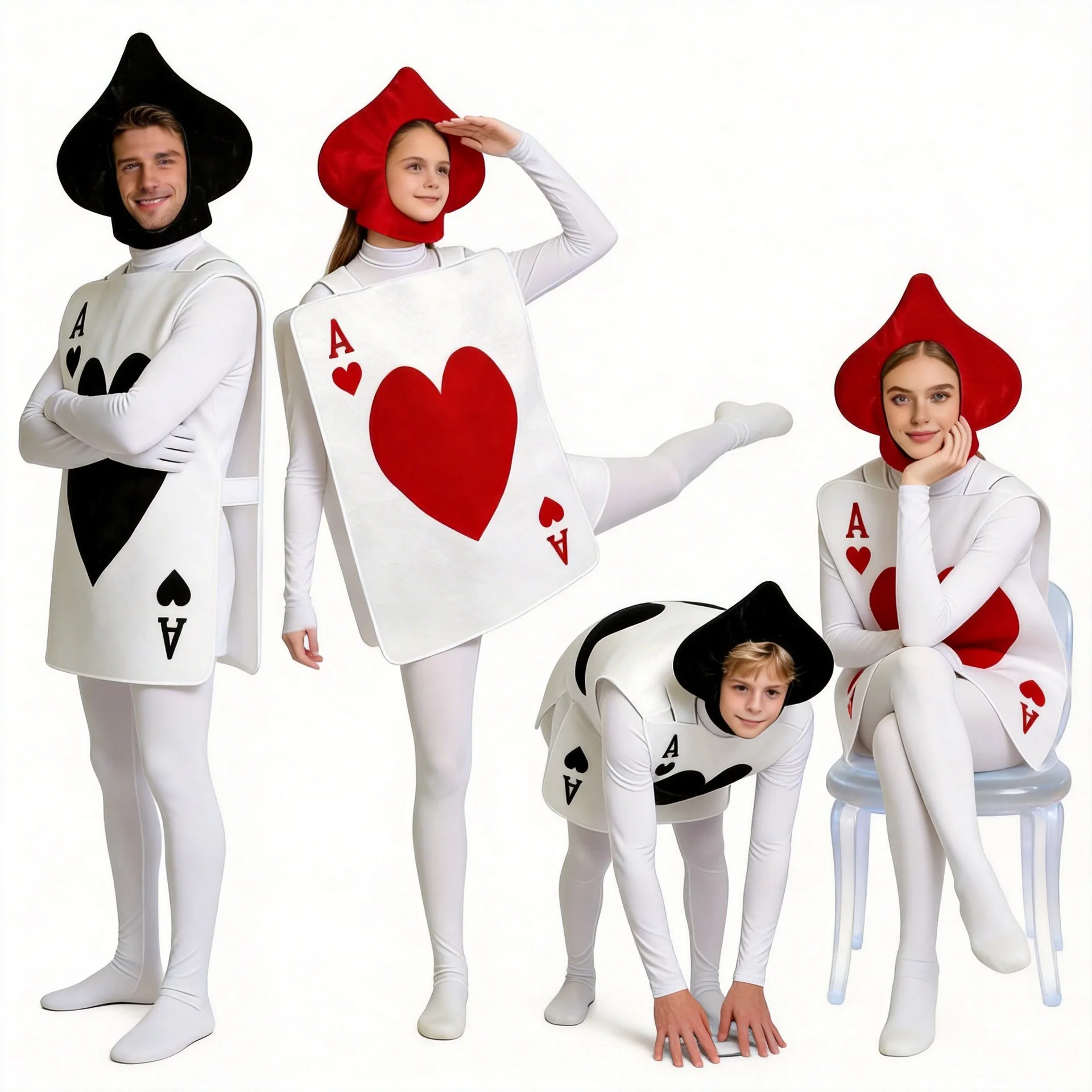 alice-poker-soldier-costume-red-ace-spade-ace-parent-child-outfit-halloween-stage-play-wear