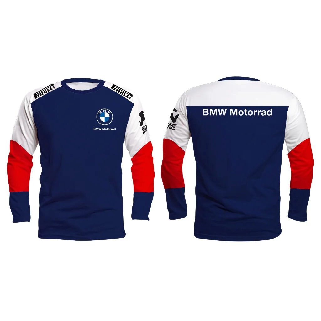 

BMW Men's Motorcycle Riding Suit, Loose and Breathable Fast Drying Off-road Racing Suit, Long Sleeve
