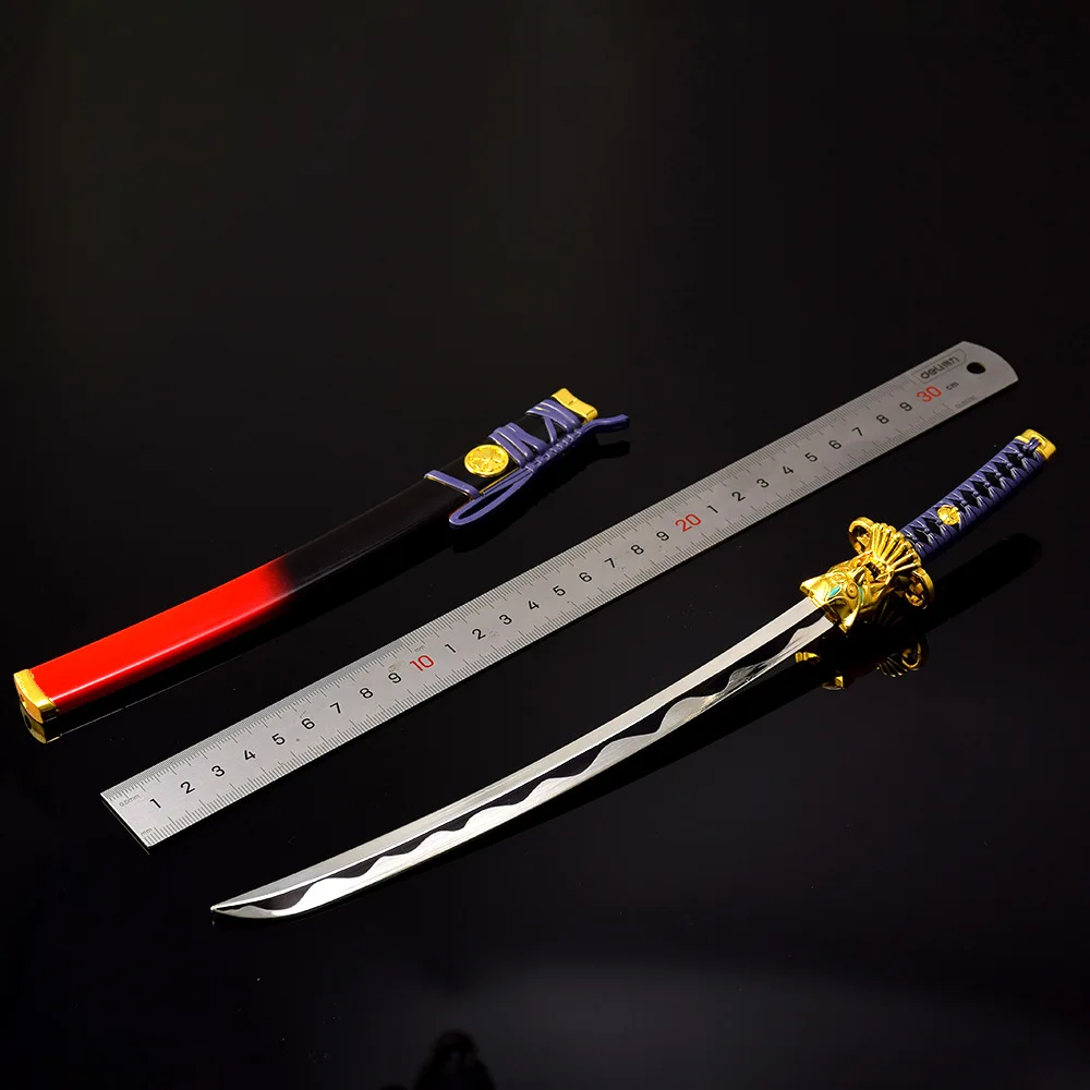 30cm Greatsword Weapon Onimaru Kunitsuna Valorant Game Peripheral Alloy Samurai Sword Model Collection Desktop Ornament Gift Toy