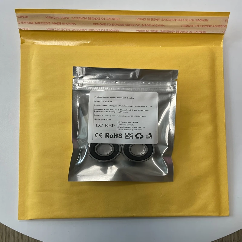 

5PCS 1616RS 12.7x28.575x9.525 mm ABEC-7 inch Size Miniature Ball Bearings 1616RS
