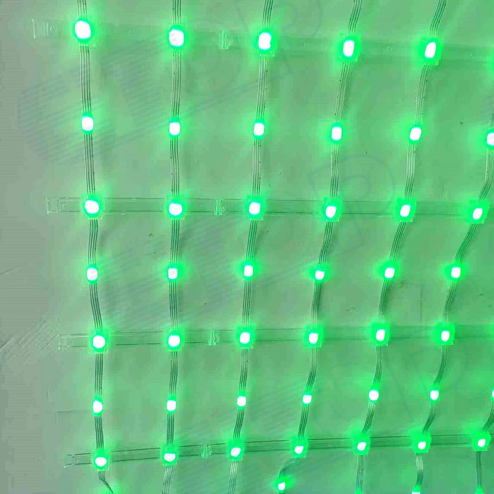 DC12V 5 سنتيمتر الملعب عنونة RGB الذكية LED حصاة/البذور مرنة مصفوفة شبكة أضواء الشاشة P67 بكسل DIY نمط المتاحة #3