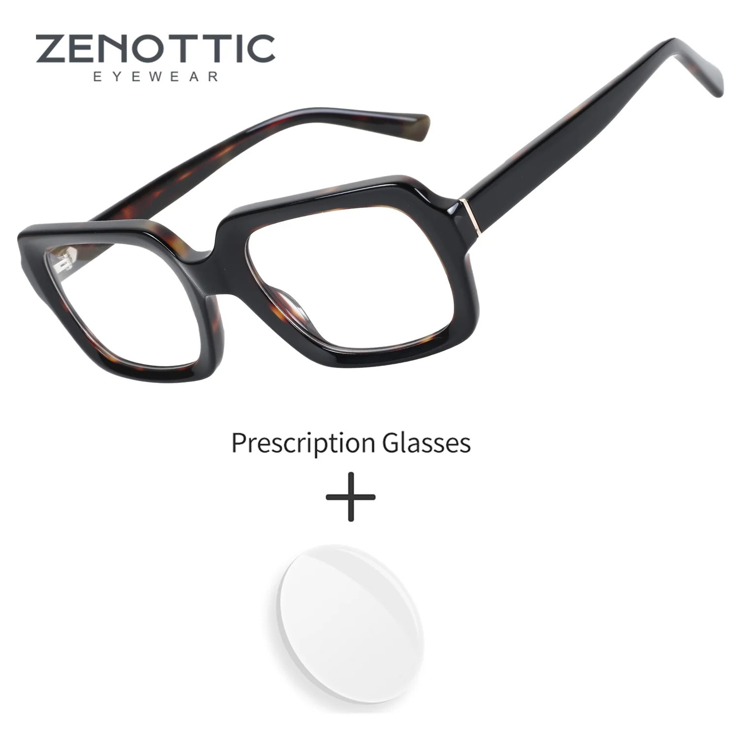 

Женские очки ZENOTTIC для чтения и коррекции близорукости, квадратная оправа из ацетата, фотохромные линзы с защитой от синего света
