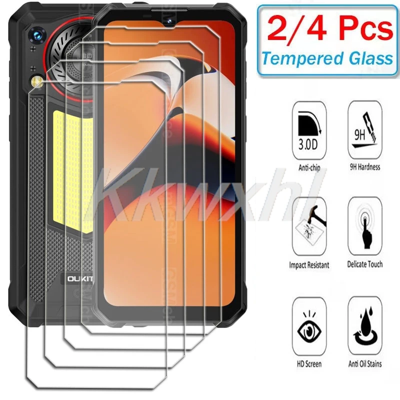 

2-4 шт. закаленное стекло для Oukitel WP53 Pro 6,52 "OukitelWP53Pro OukitelWP53 S WP53Pro WP53S защитная пленка для экрана