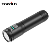 TOWILD BC02 1000LM Rechargeable Bike Cycling Led Light Replaceable 18650 Battery Flashlight Torch Headlight Bicycle Accessories