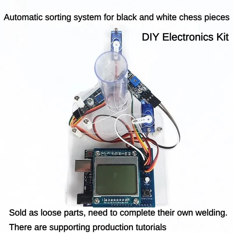 SG90 أبيض وأسود الشطرنج التلقائي فرز الإلكترونية التعليمية روبوت لروبوت اردوينو لتقوم بها بنفسك عدة UNO للبرمجة روبوت كيت