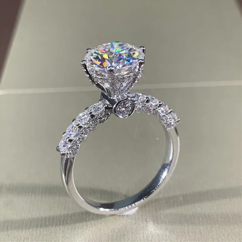 2026 Newly-designed Wedding Rings for Women Silver Plated AAA Cubic Zirconia Fashion Lady's Finger Accessories  Jewelry