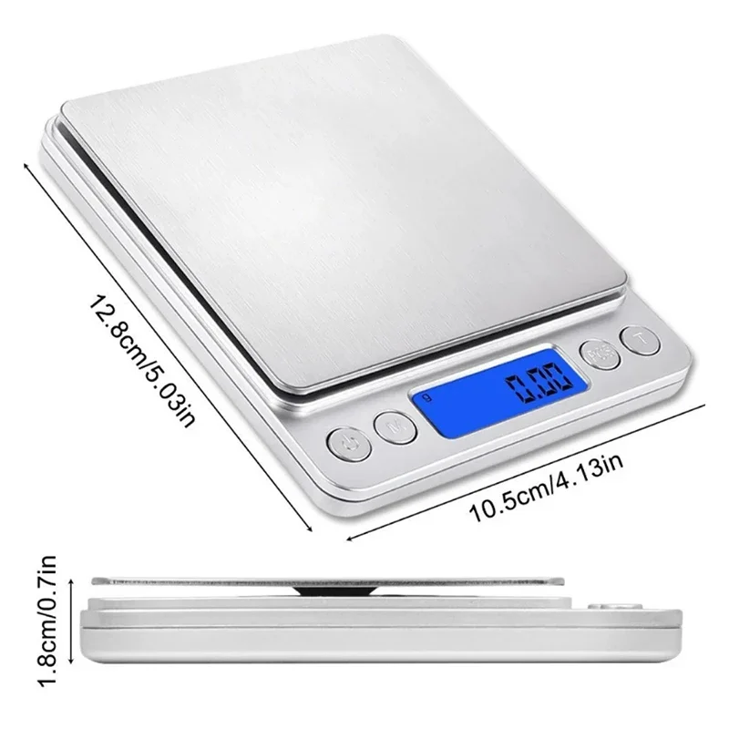 Electronic Digital Scales Balance Precision 0.1g LCD Personal Jewelry Weighing Gram Smart Pocket Coffee Scale For Kitchen