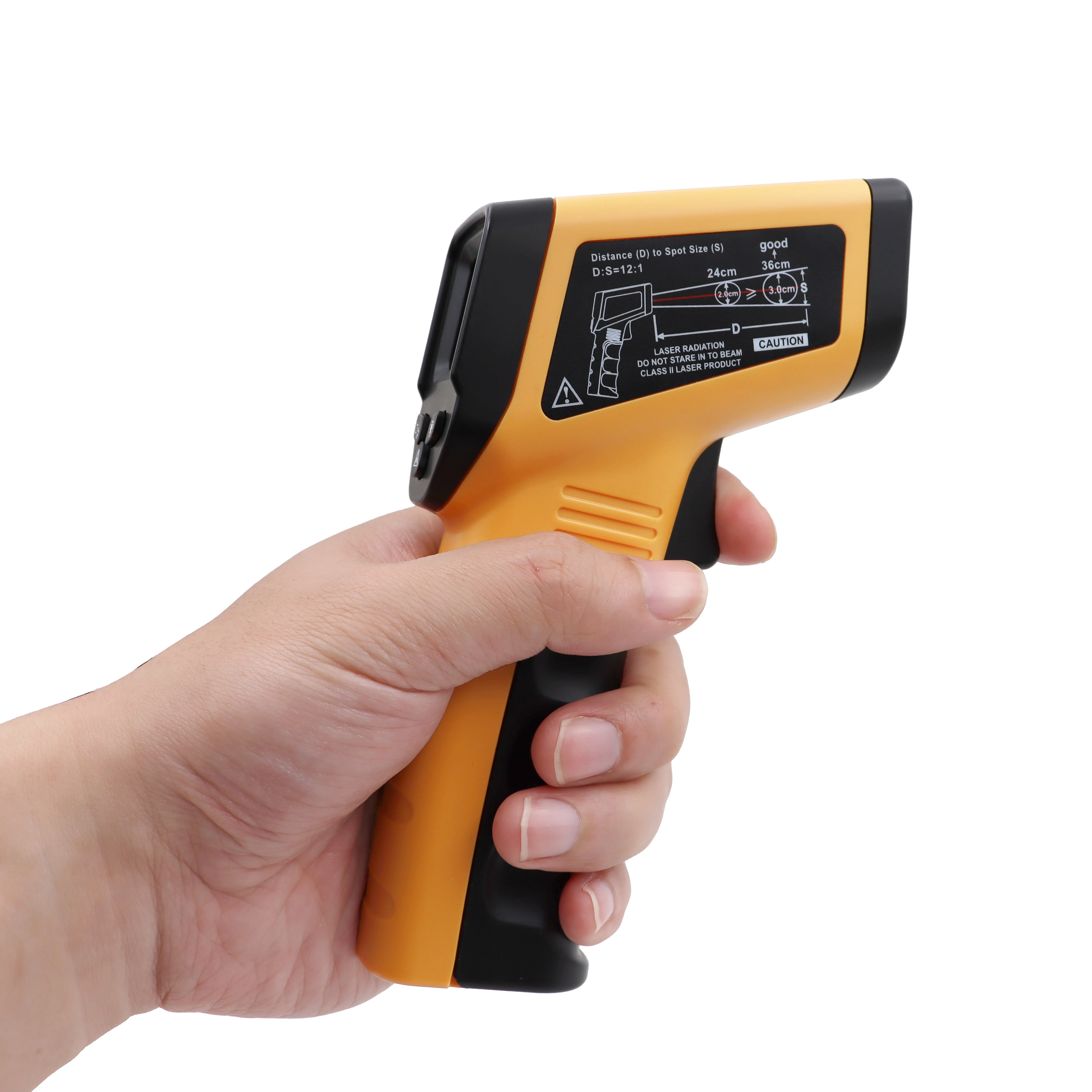 Termómetro infrarrojo Digital de alta precisión, medidor de temperatura, pistola láser, pirómetro, rango-50 ~ 380C, DT8380J
