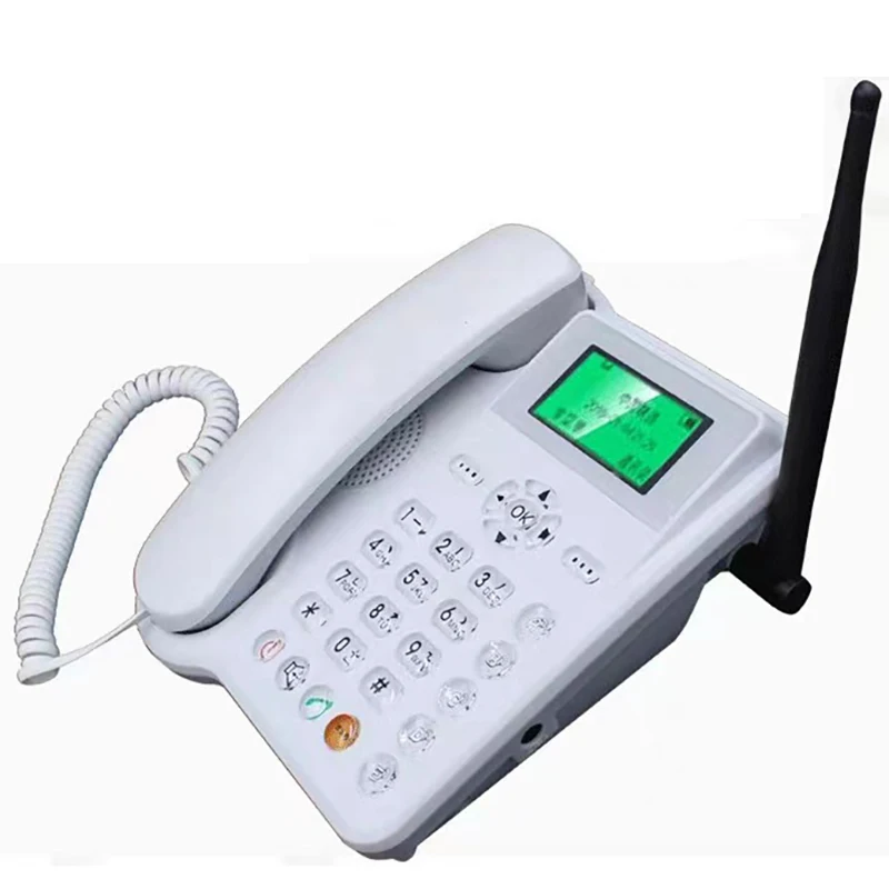 Corded Telephone For The Elderly Desktop Landline Telephone with Caller ID, Adjustable Display Brightness for Home Office