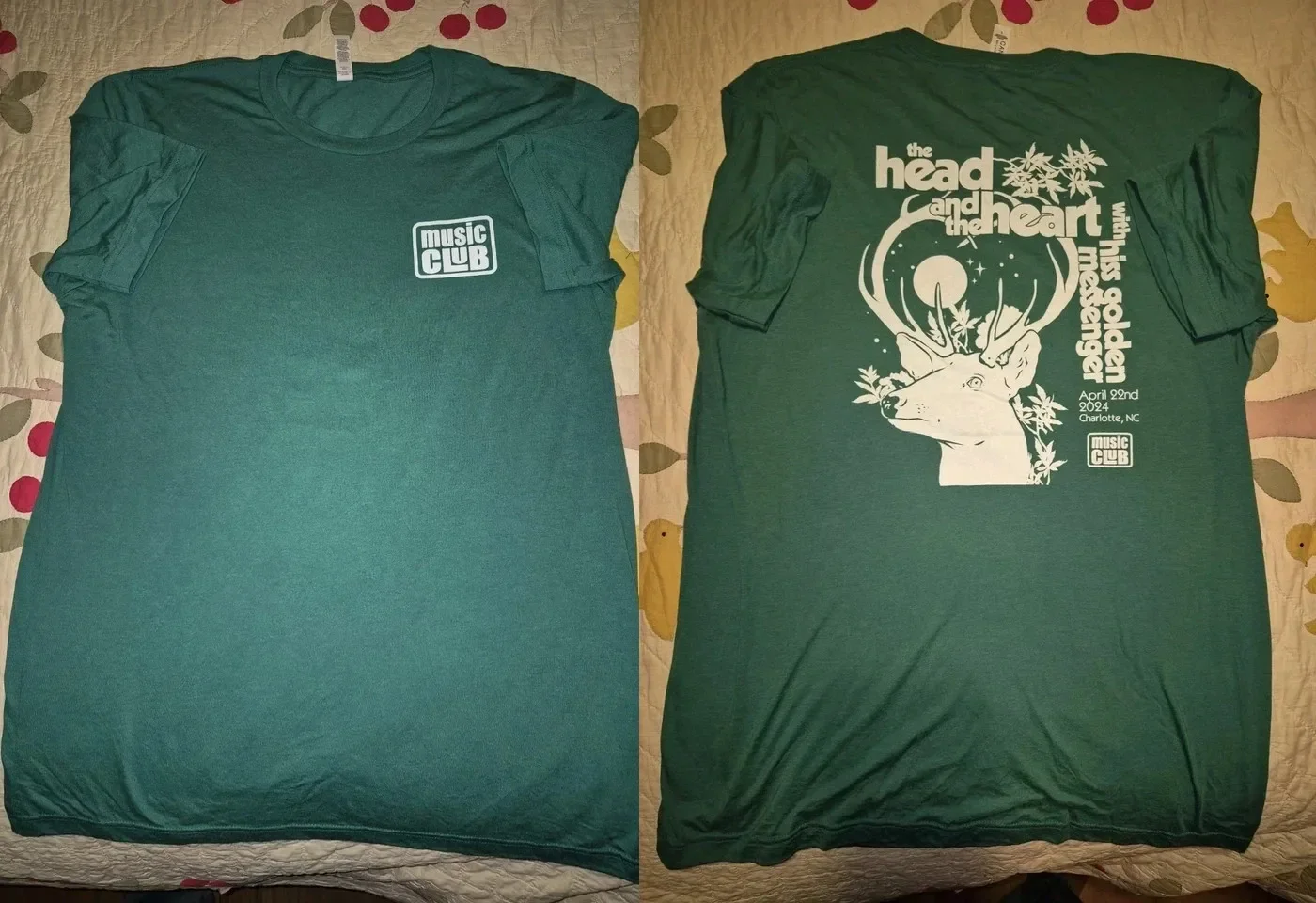 The Head And The Heart Band Live In Concert Double Sided T Shirt S-5XL Li1969