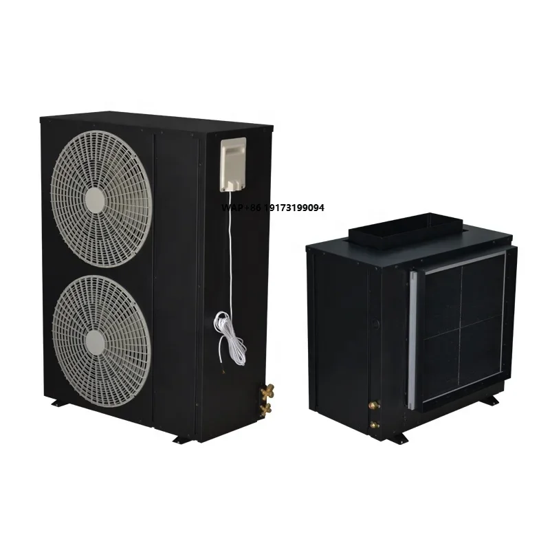 Calefacción y Refrigeración para el Hogar, Bomba de Calor Aire-Aire Tipo Ducto con Inversor R32 de 12KW, Aire Acondicionado Split