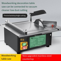 High-Power Woodworking Decoration Table Saw Mini Electric Saw Small Household Push Table Saw Multi-Functional Cutting Machine090