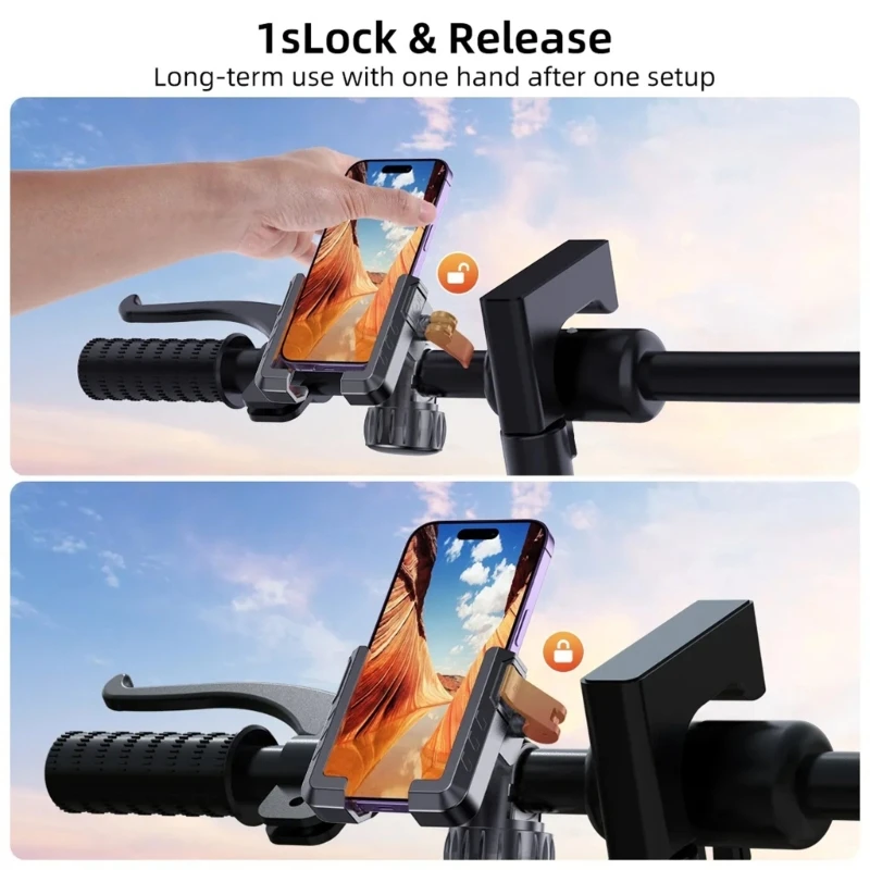 Support téléphone pour Q39F, pour appareils 4.7 à 6.8 pouces, pour vélos, Scooters, guidon, pour Navigation des