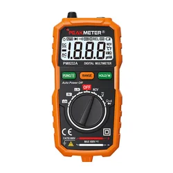 Peakmeter PM8232A Portable Auto Range Digital Multimeter with NCV Detection Battery Measurement AC DC Voltmeter