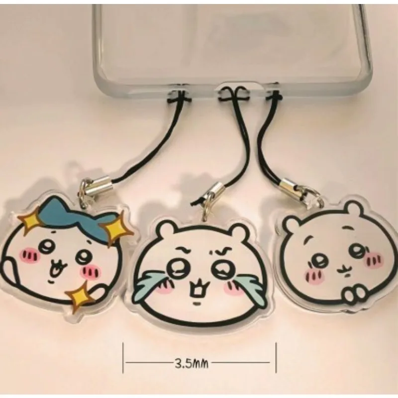 Acrylic mobile phone hanging chain Usaqi small eight cartoon pendant pendant, cute backpack mobile phone small ornament