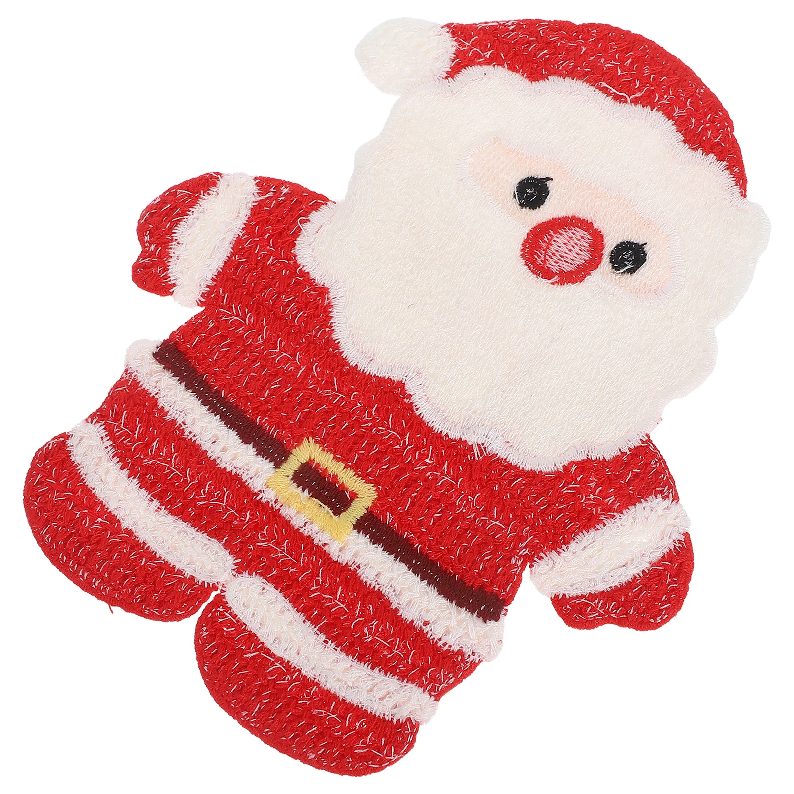 

Large Santa Claus Embroidered Patch Iron on Sew on Xmas Christmas Applique Clothing Decoration Repair Patch for Hats Bags