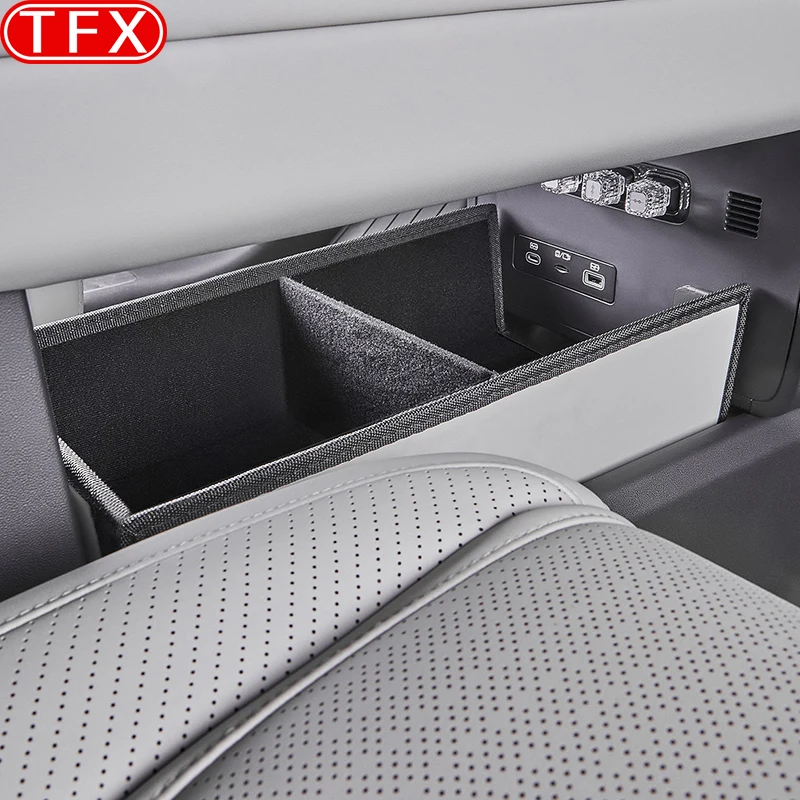 

For BYD Leopard Titanium 7 2025 2026 Car Styling Central Console Lower Storage Box Interior Compartment Organizer Accessories